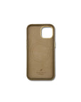 Vegan iPhone case made of corn leather, sand-colored (MagSafe)