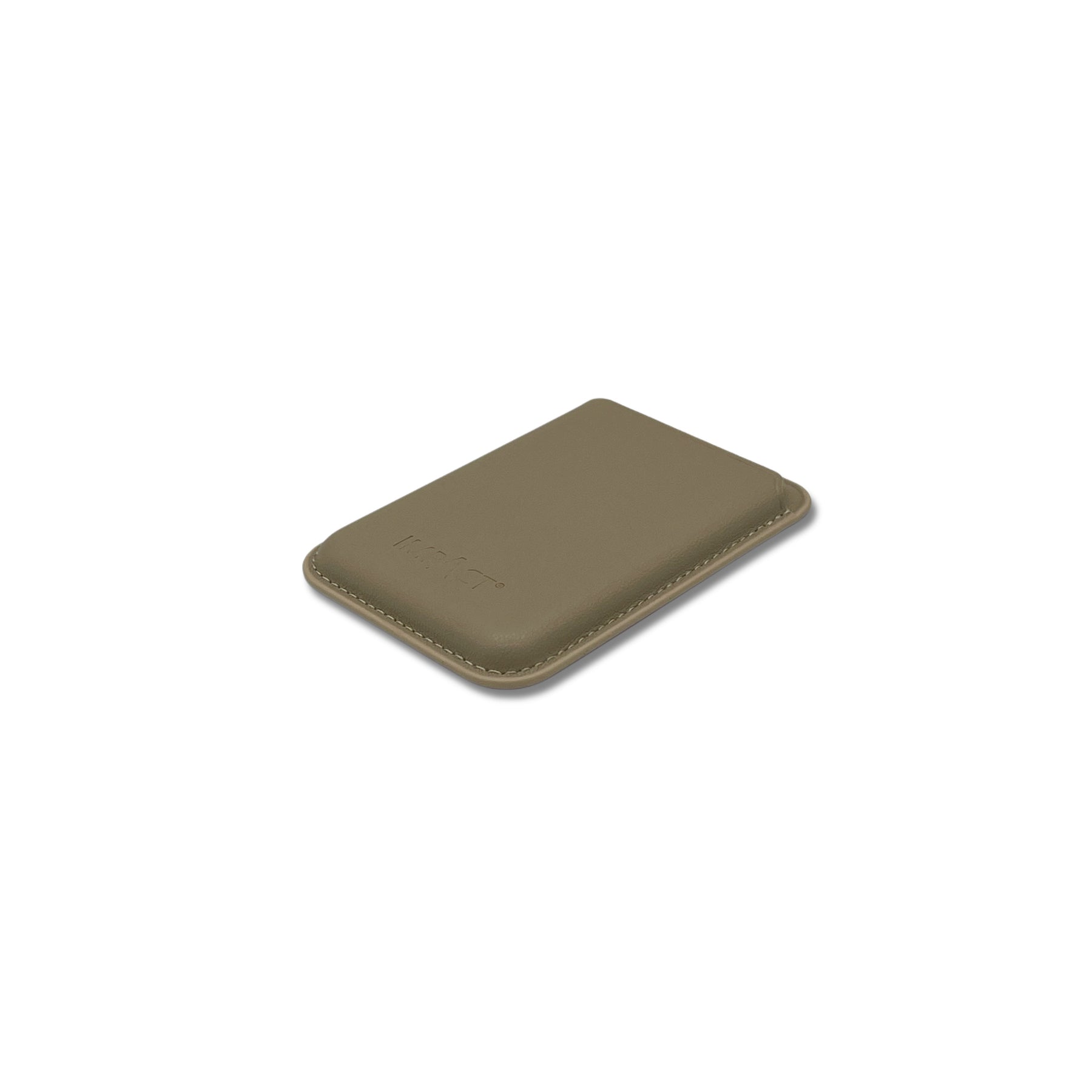 Veganes MagSafe Wallet aus pflanzlichem Maisleder Sand