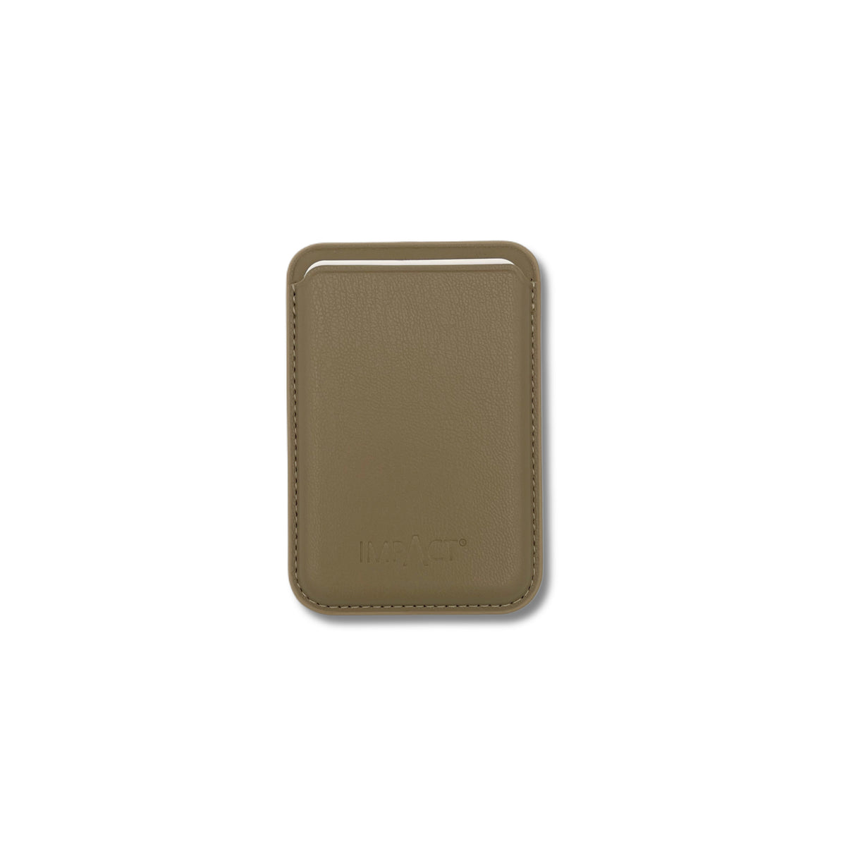 Veganes MagSafe Wallet aus pflanzlichem Maisleder Sand