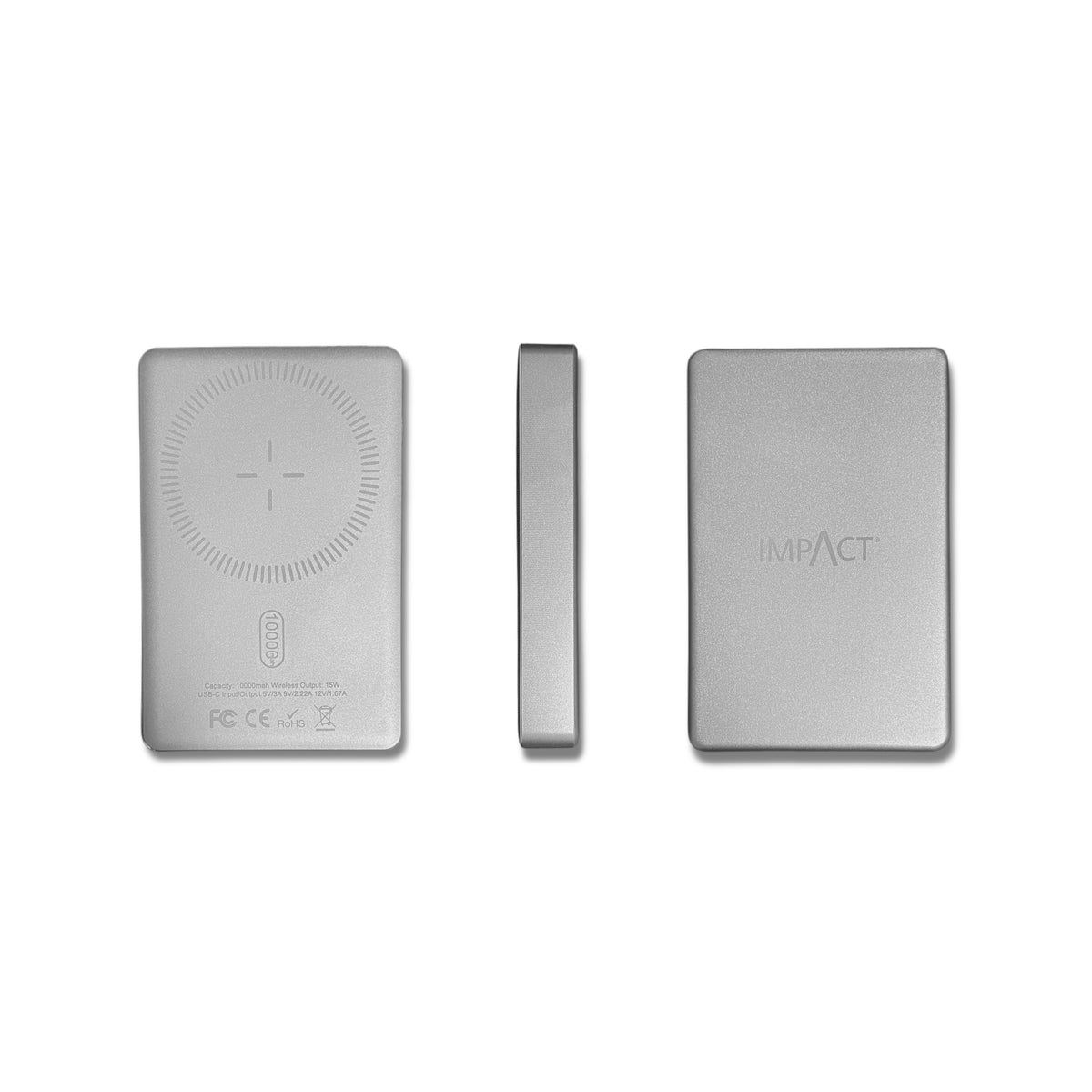 Sustainable aluminum power bank with MagSafe 10000mAh
