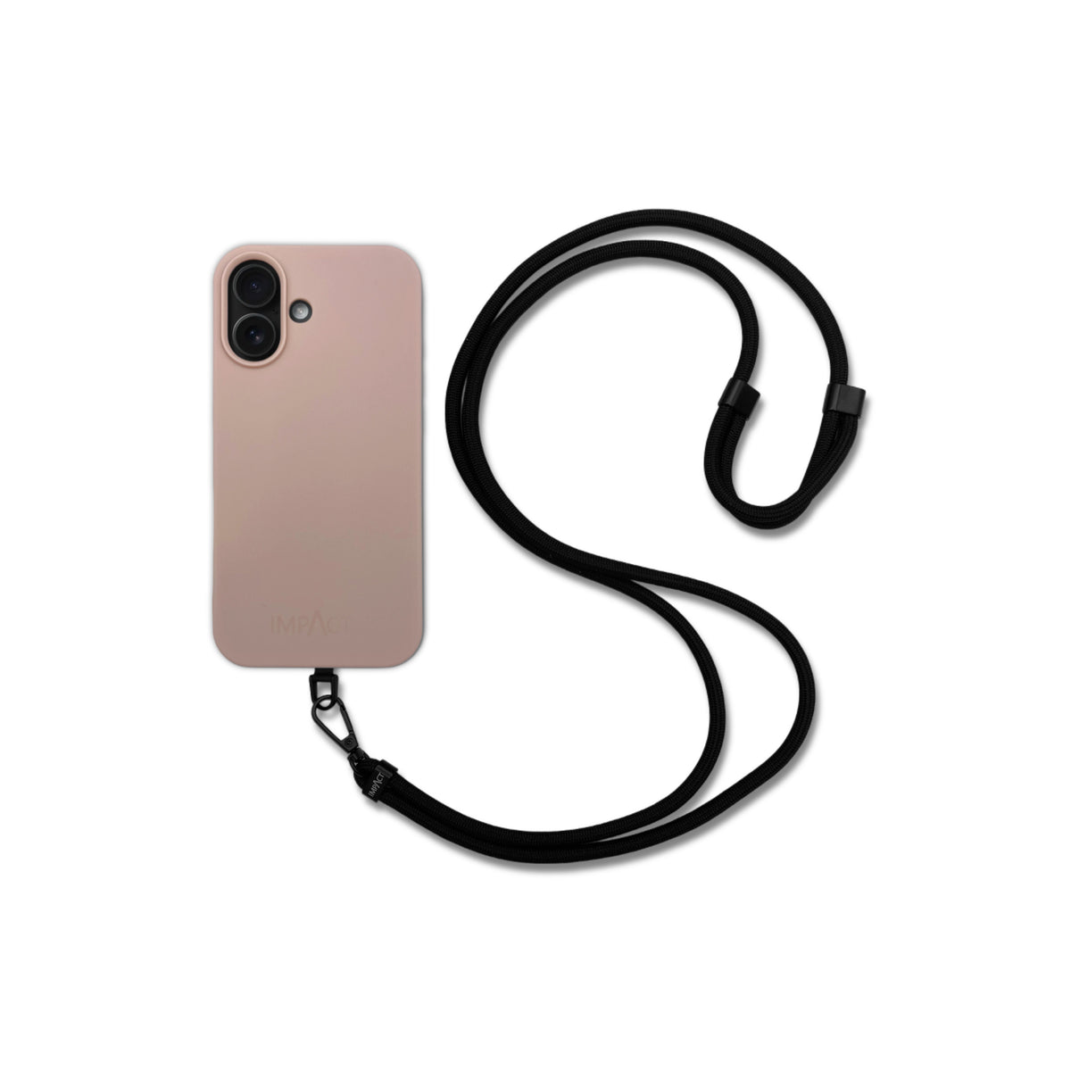 Recycelte Hülle sandrosa + Kordel im Set