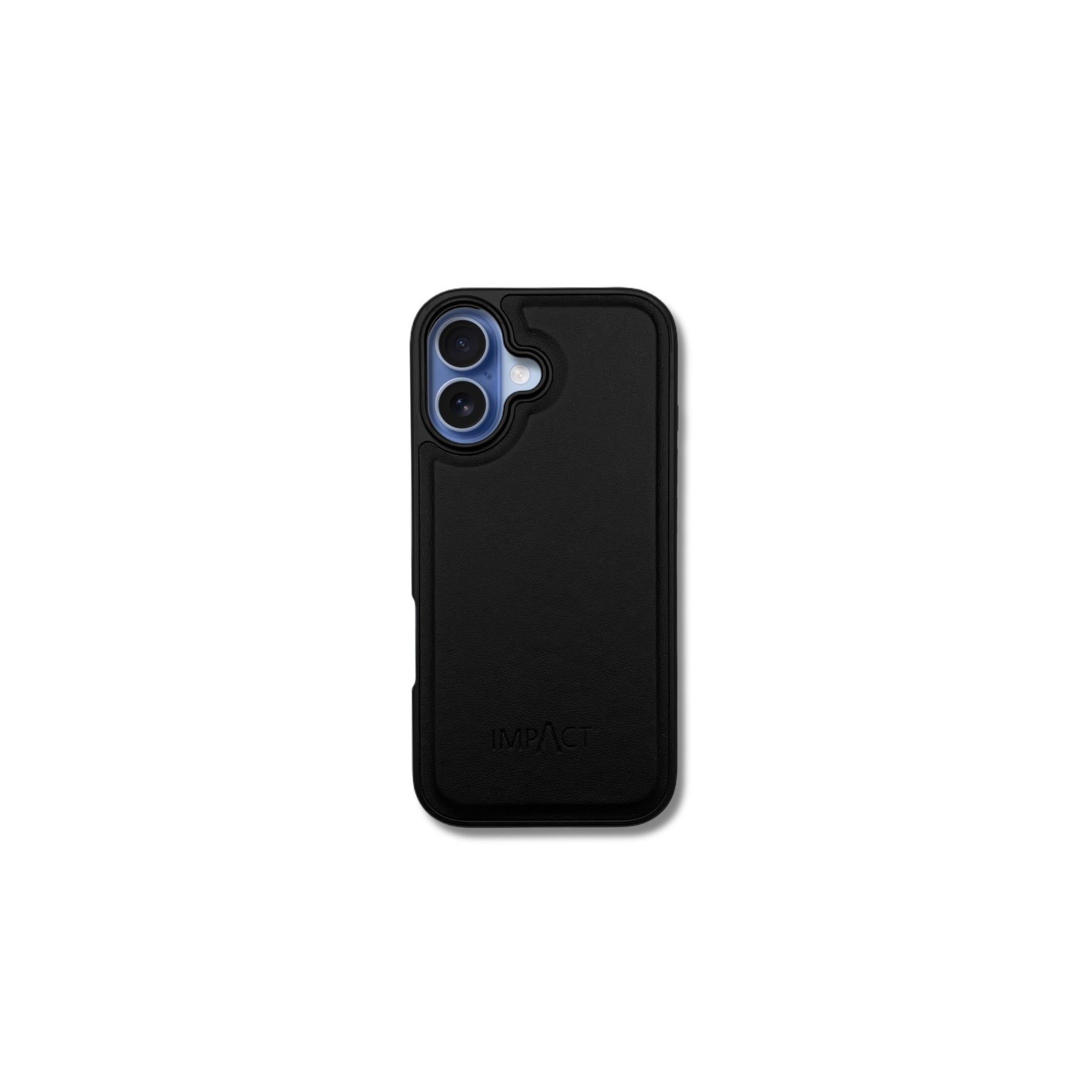 Vegane iPhone Hülle aus Apfelleder Schwarz