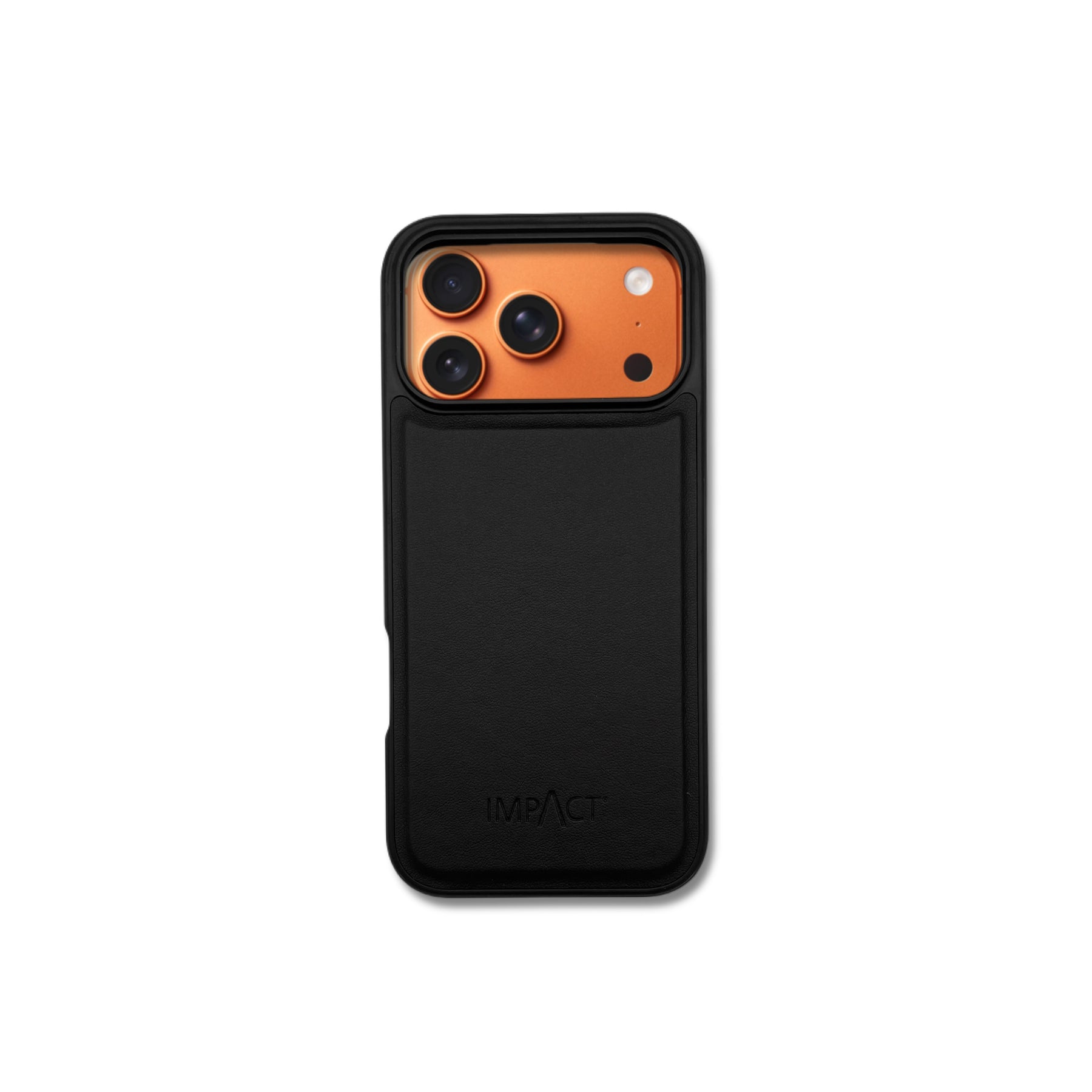 Vegane iPhone Hülle aus Apfelleder Schwarz