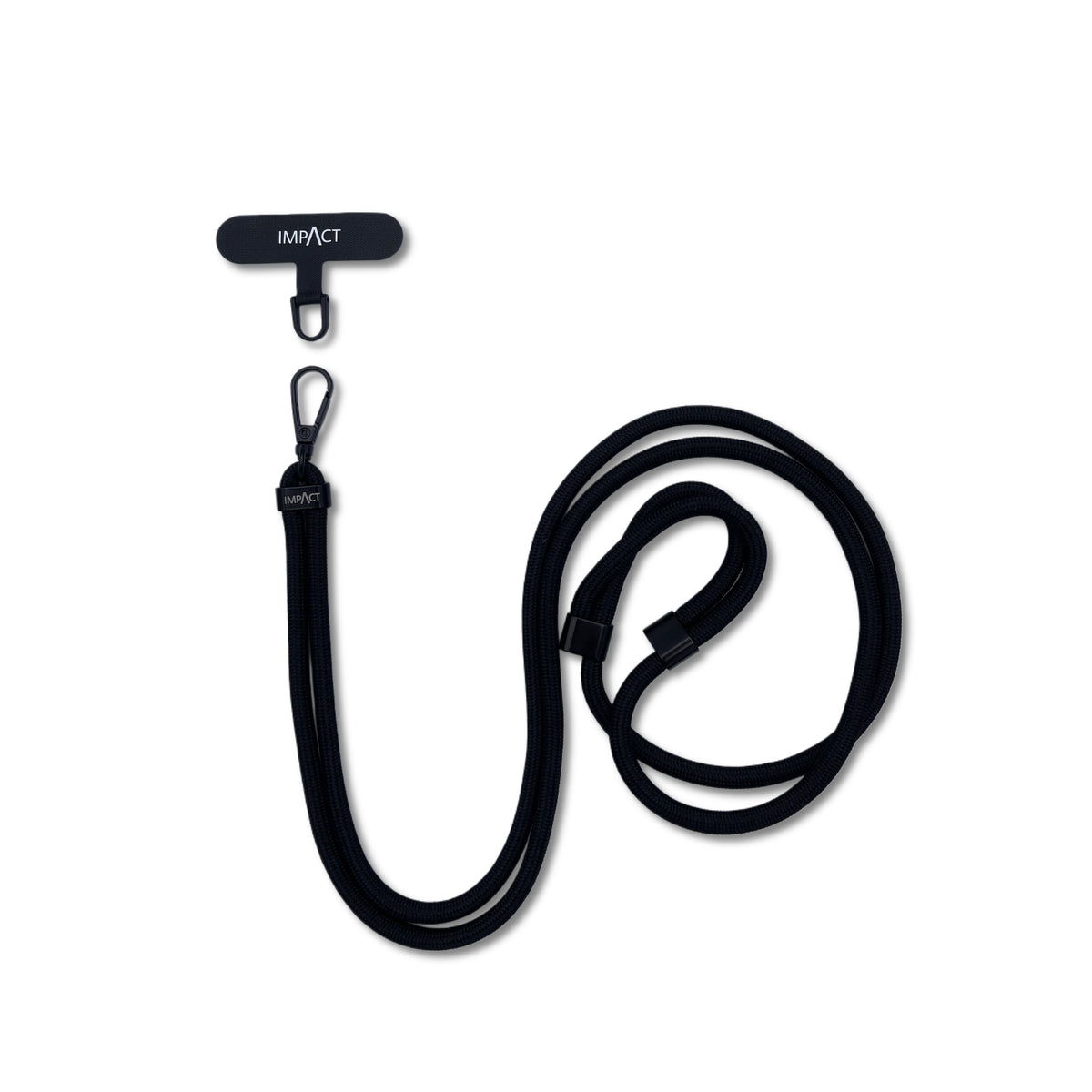 reycyelte Kordel für das Handy schwarz