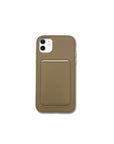 MagSafe Wallet mit Sandfarbener iPhone 11 Hülle Maisleder GREENCASES