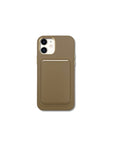 MagSafe Wallet mit Sandfarbener iPhone 12 Hülle Maisleder GREENCASES