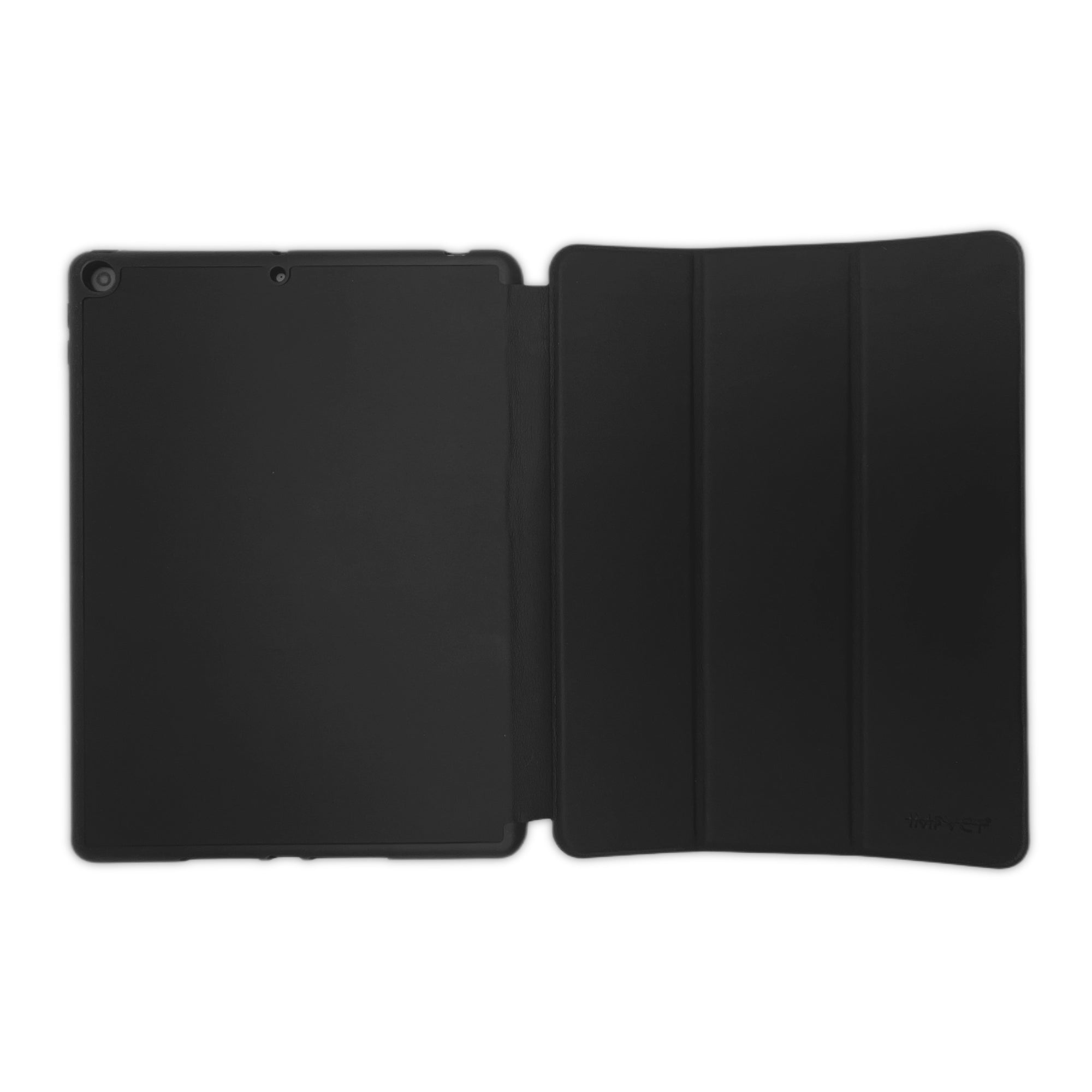 nachhaltige IPad Hülle aus Apfelleder schwarz